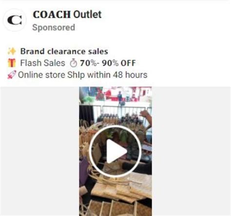 fake coach outlet websites|coach clearance scams.